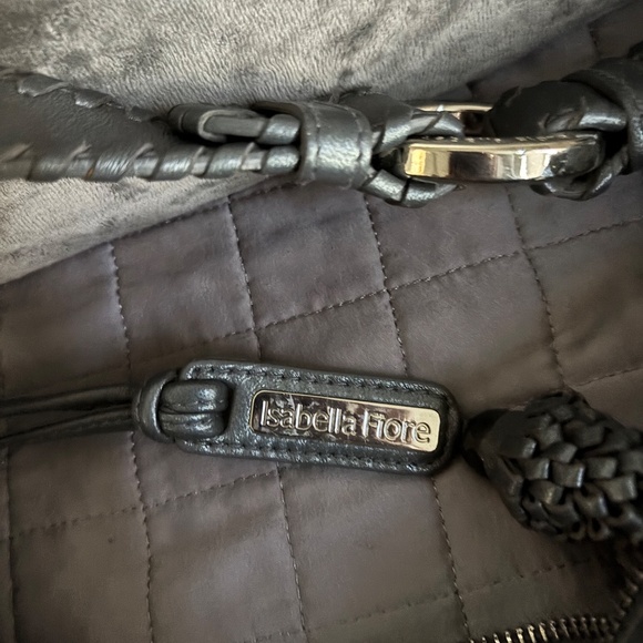 Vintage Isabella Fiore Embroidered tasseled Leather hobo Women's Bag orig $598 - Picture 9 of 9